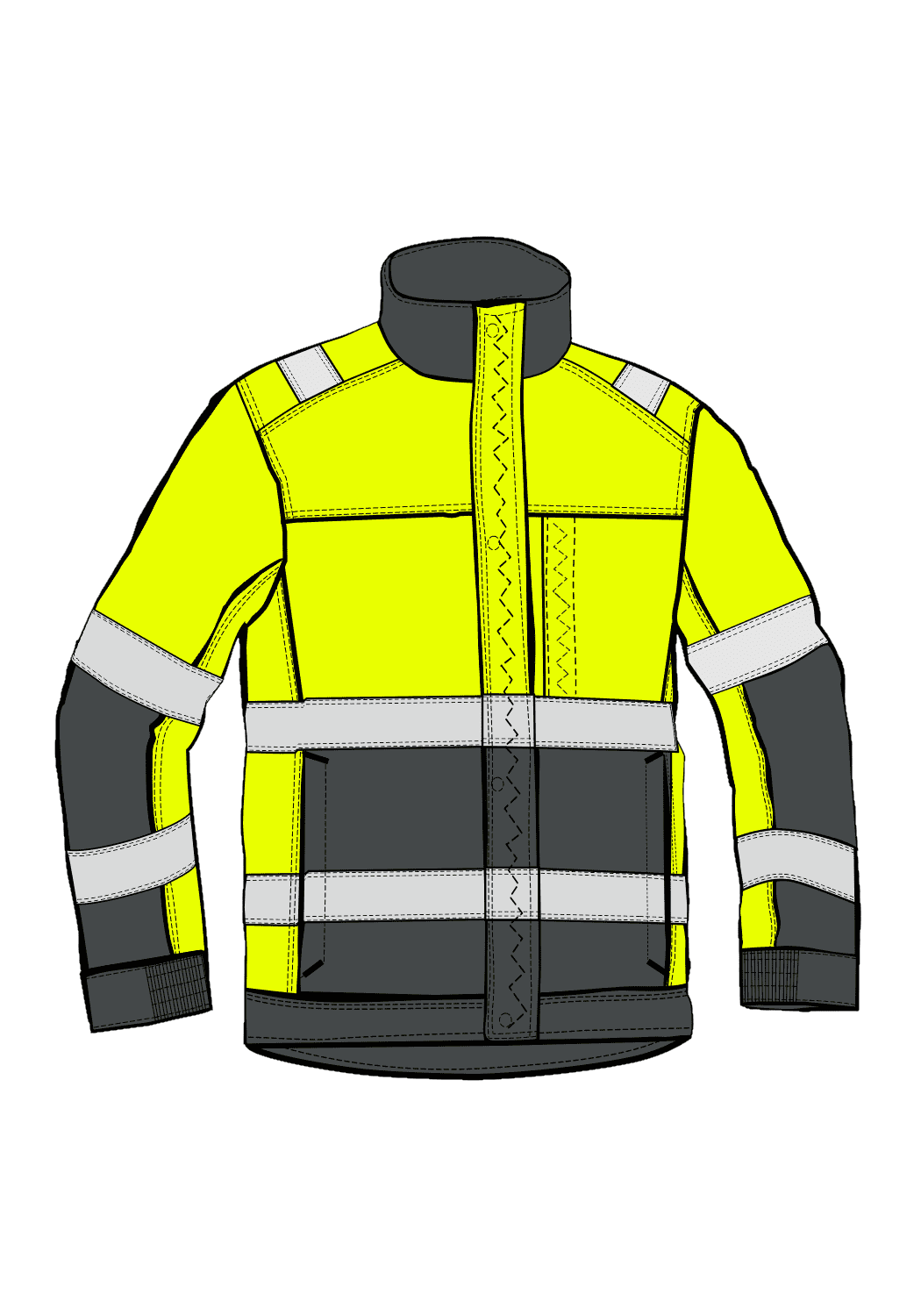 WINTEC PARKA HIVIS II ZX - front