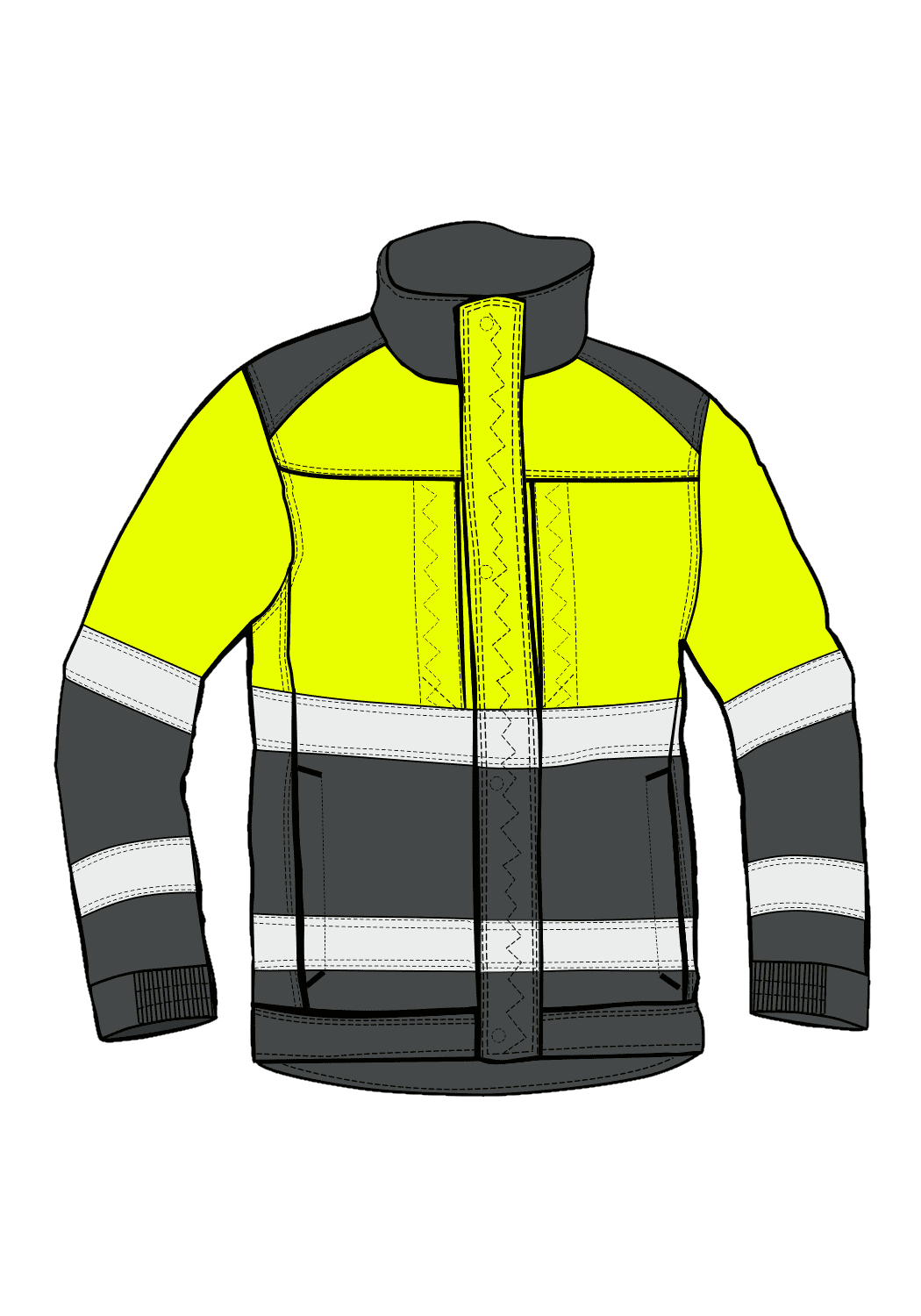 WINTEC PARKA HIVIS I XH - front