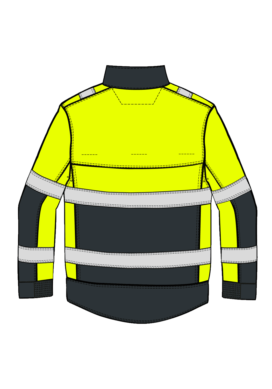 PULSAR PARKA HIVIS II ZX - back