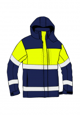 Kurtka multiochronna RESCUE JACKET HIVIS I XH - front