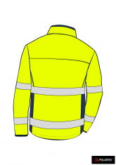 Bluza ostrzegawcza Flash Fleece HiVis II ON tył - ORK Wear