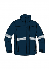 Multiochronna bluza ocieplana, trudnopalna MS ARCTIC GX CHEM ARC JACKET MRS B2-04 - przód