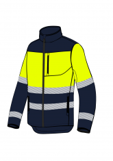 Softshell ostrzegawcza FLASH SHELL HIVIS I XH - przód