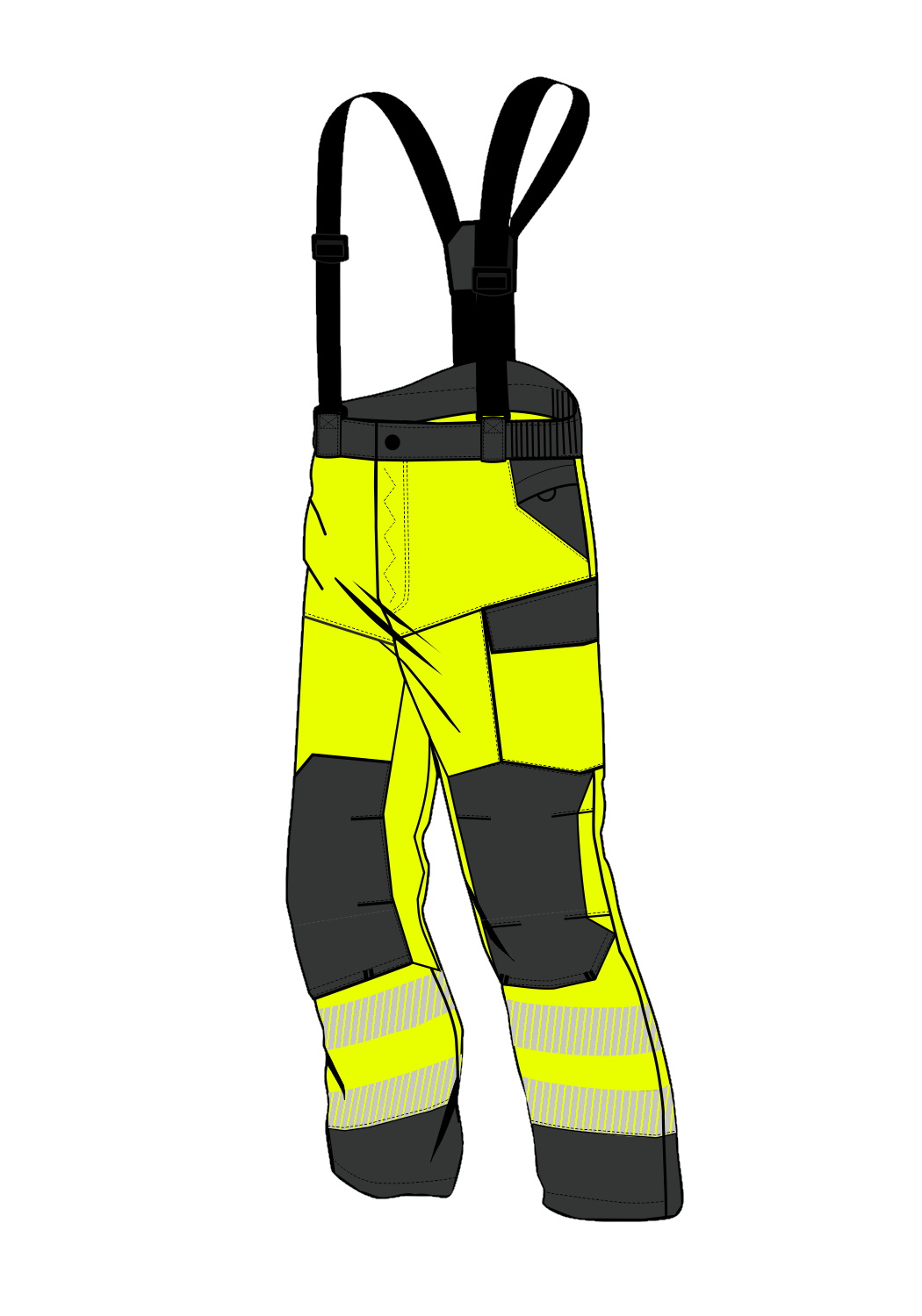 PULSAR ARCTIC GX PANTS HIVIS II VR WINTEC