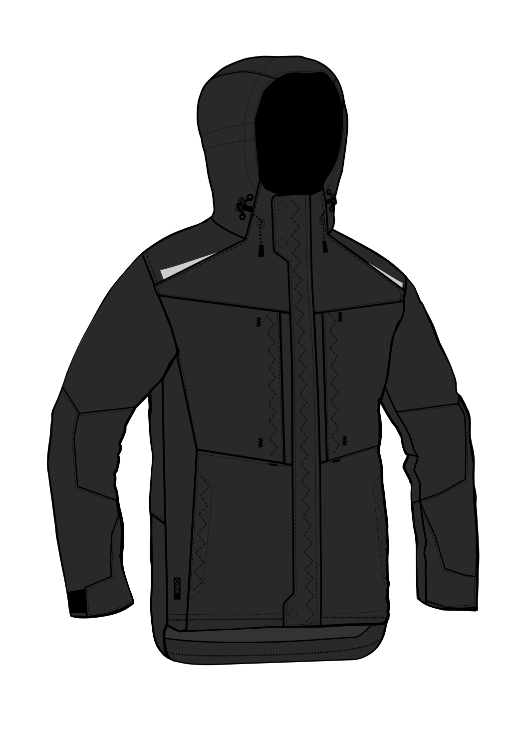 WATERPROOF JACKET - front