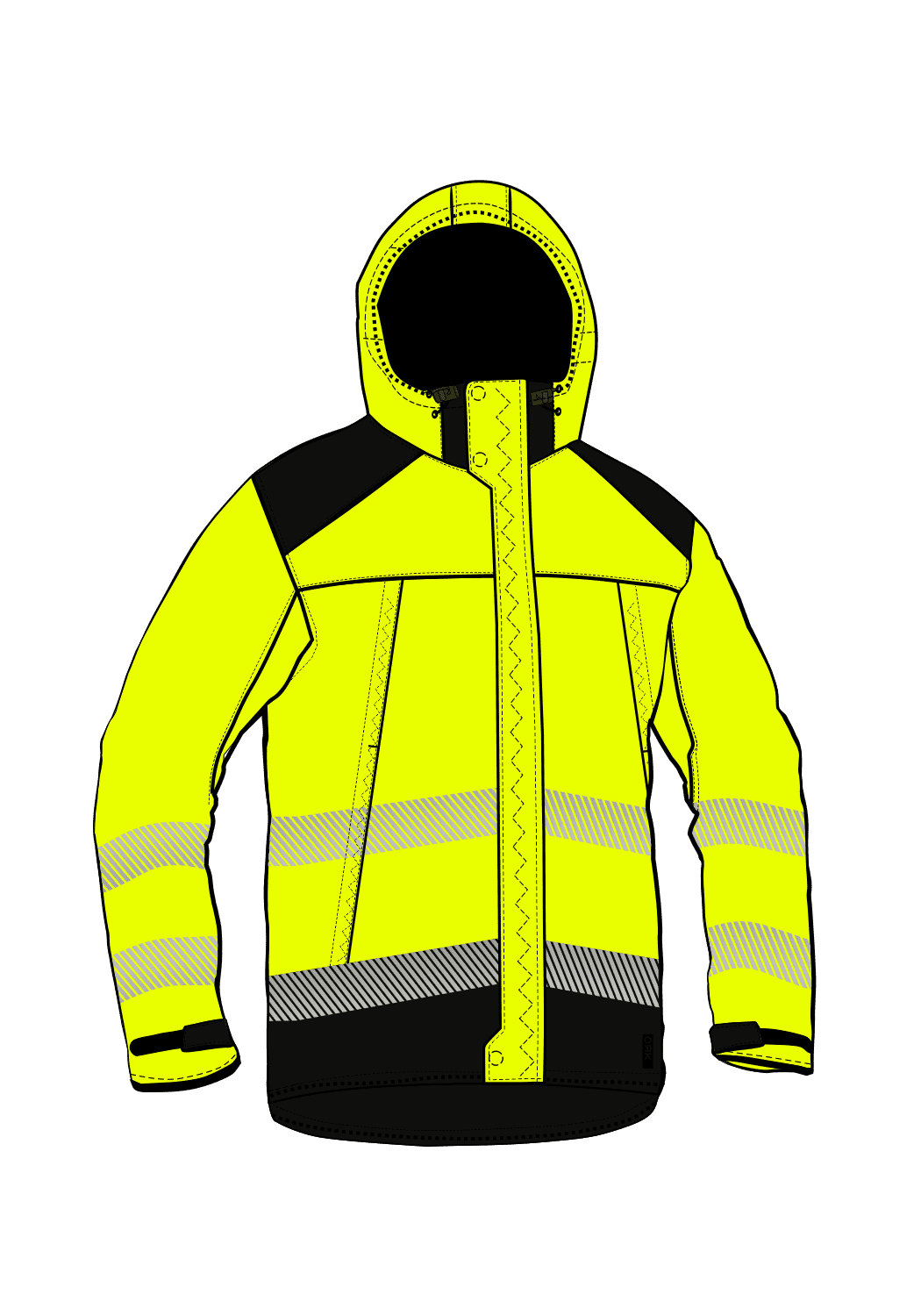 Kurtka STORM ARCTIC GX JACKET HIVIS II VR - front